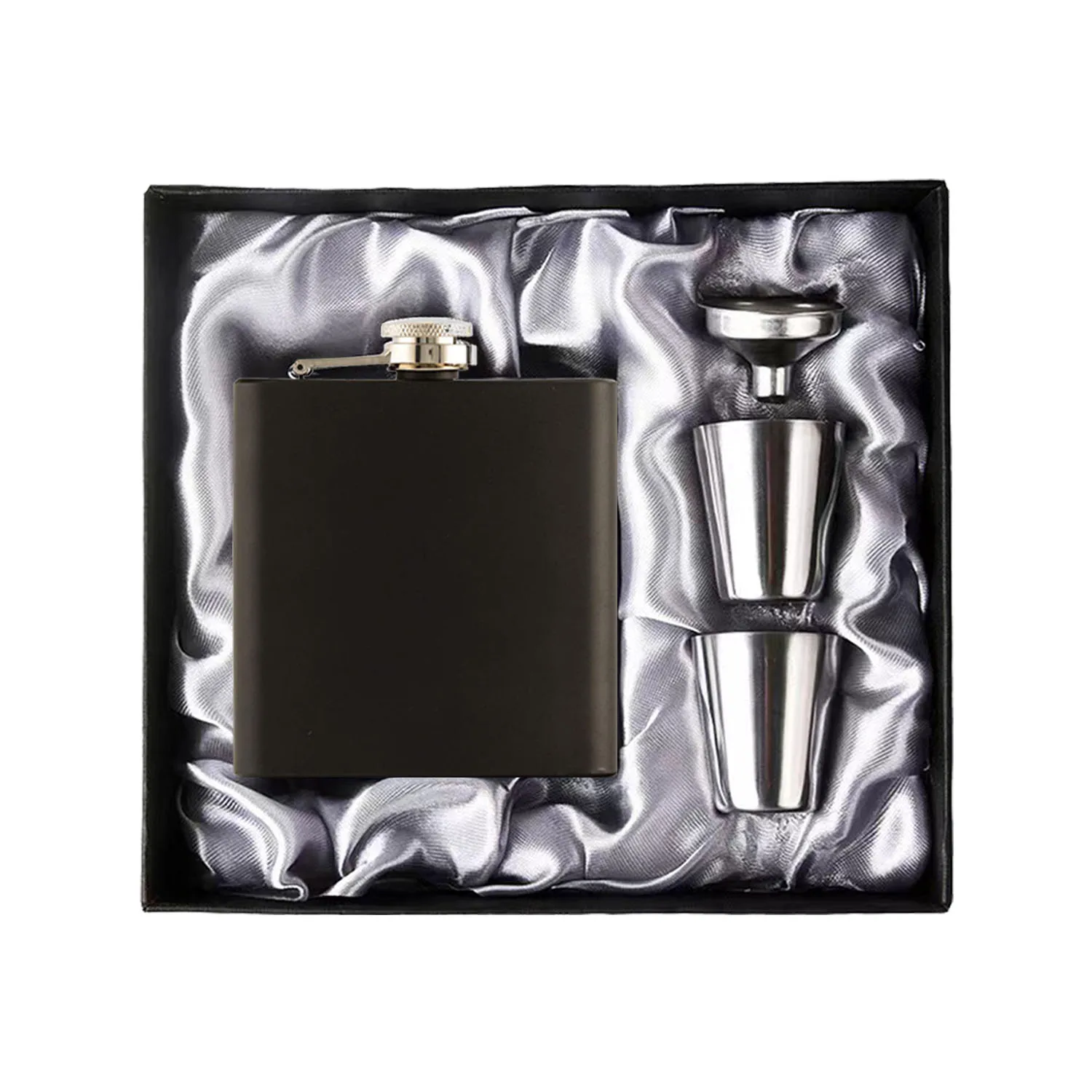 8oz Portable Pocket Hip Flask Outdoor Travel Stainless Steel Flask Whiskey Drink Alcohol Flasks 8oz Steel Hip Flagon stainless steel hip flask