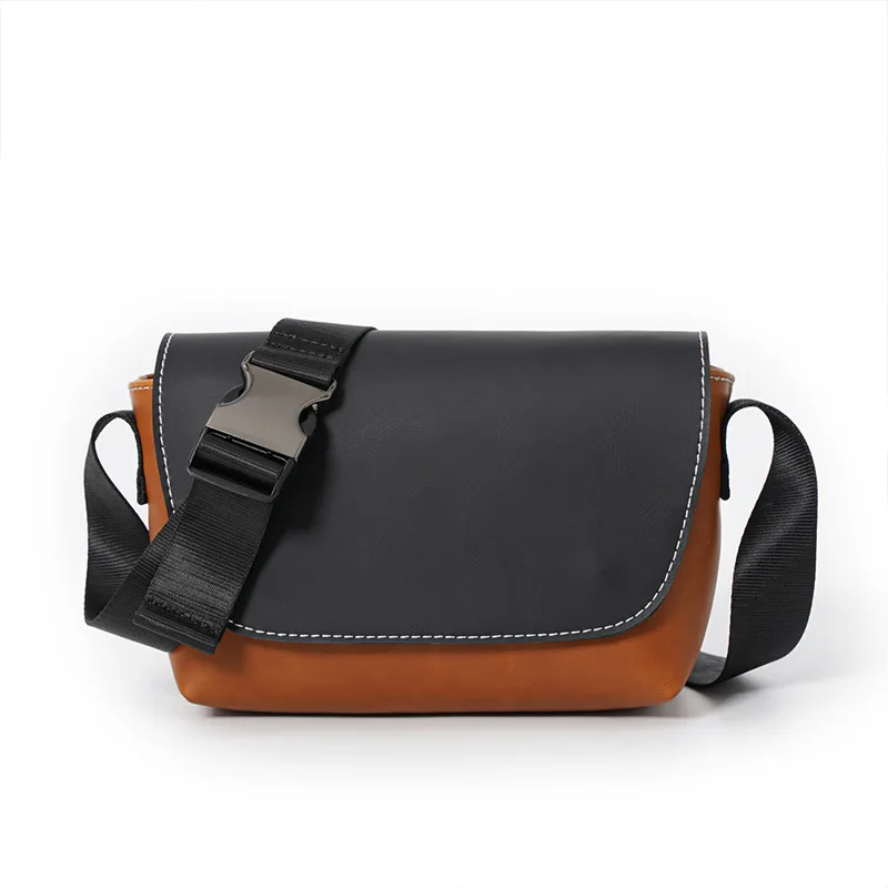 

Винтажная модная сумка на плечо, мужские сумки через плечо, квадратная маленькая сумка на плечо, мужская сумка-мессенджер из мягкой искусственной кожи, новая сумка 2021
