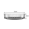 360 Rotating Seasoning Storage Tray Multifunction Pantry Cabinet Turntable For Cosmetics Bathroom Storage Box Kitchen Organizer 5