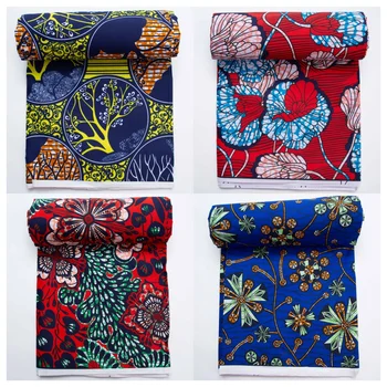 Nigeria Wax Fabric DIY Block Dutch African Wax Batik Fabric Prints 2026 High Quality For Women Dresses Cloth Sewing Materials 1