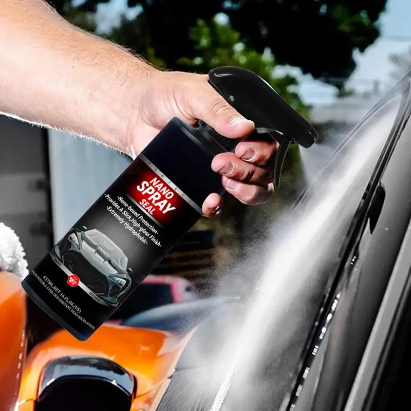 

Car Coating Spray 437ml Scratches Ceramic Car Wash Car Shield Coating Cleaning Nano Polishing Paint Wax For Cars motorcycles