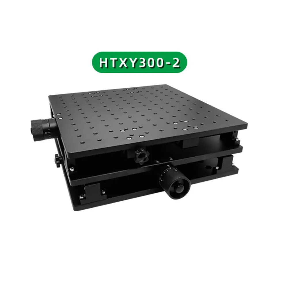

XY Axis HTXY300-2 300*300mm Precision Table Measurement Displacement travel 150*150mm workbench Laboratory slide table Platform