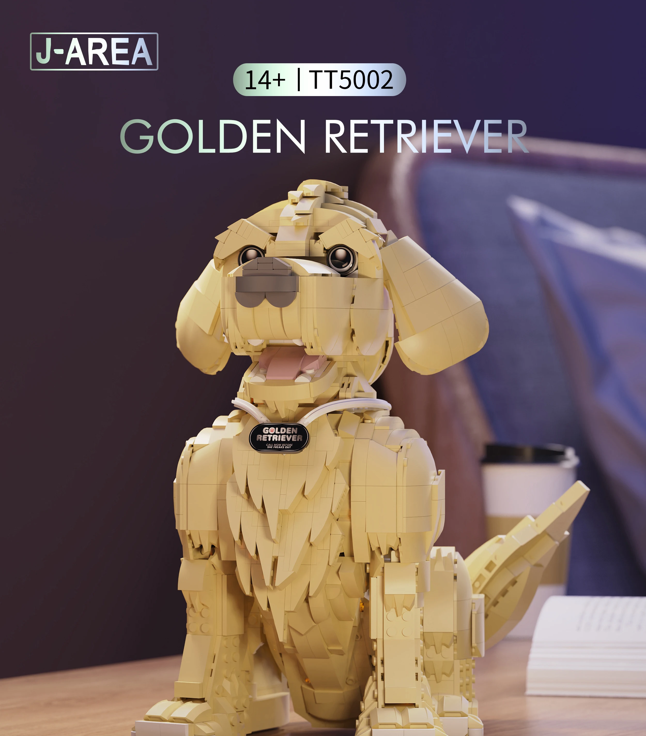 1754pcs-golden-retriever-building-blocks-diy-dog-model-toy-gift