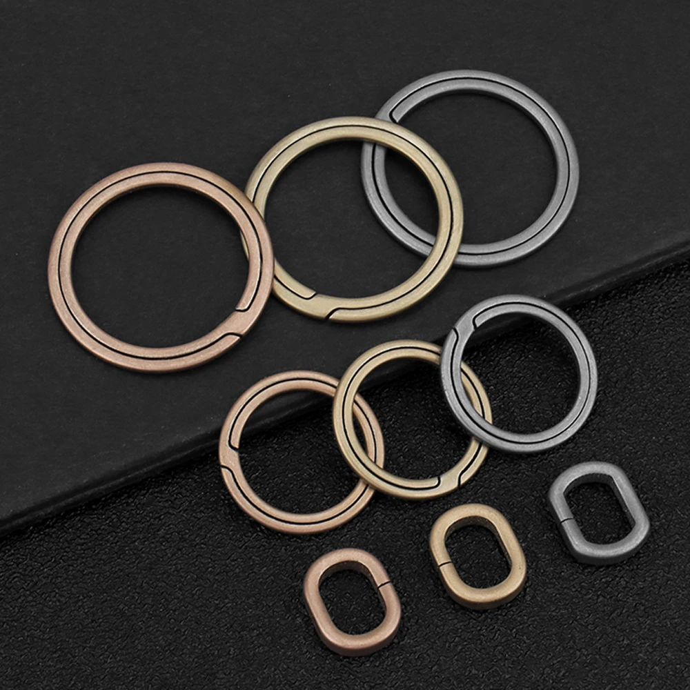 DIY Titanium Buckle Key Ring Multifunction Portable Keychain