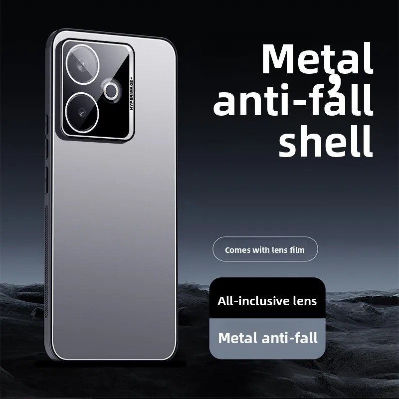Enhanced Metal Frosted Ultra-Thin Anti-Drop Phone Case Cover