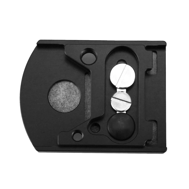 

2X Camera Lens Mount 410PL Quick Release Plate For Manfrotto 405 410 For RC4 Quick Release System Black
