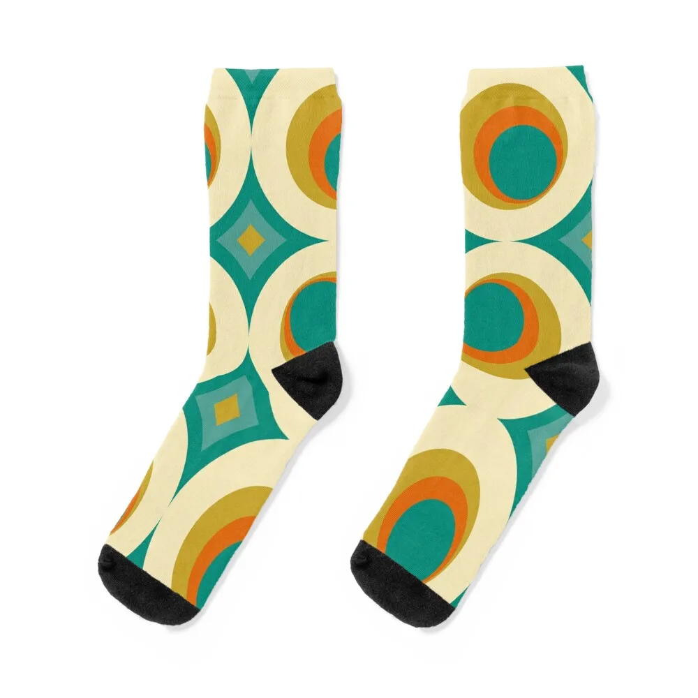

Mid-Century Modern Splash Socks golf cool Socks Man Women's