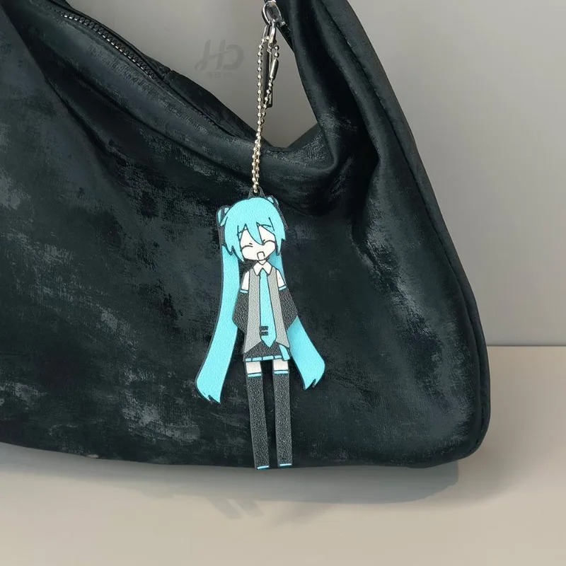 Kawaii Hatsune Miku Cartoon Keychain – Cute Anime Backpack Pendant Accessory