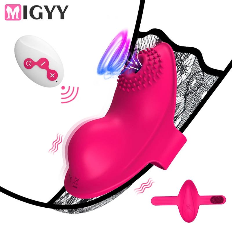 Sucking Wearable Wireless Vibrator Clitoris And G-spot Stimulator_voghion.com
