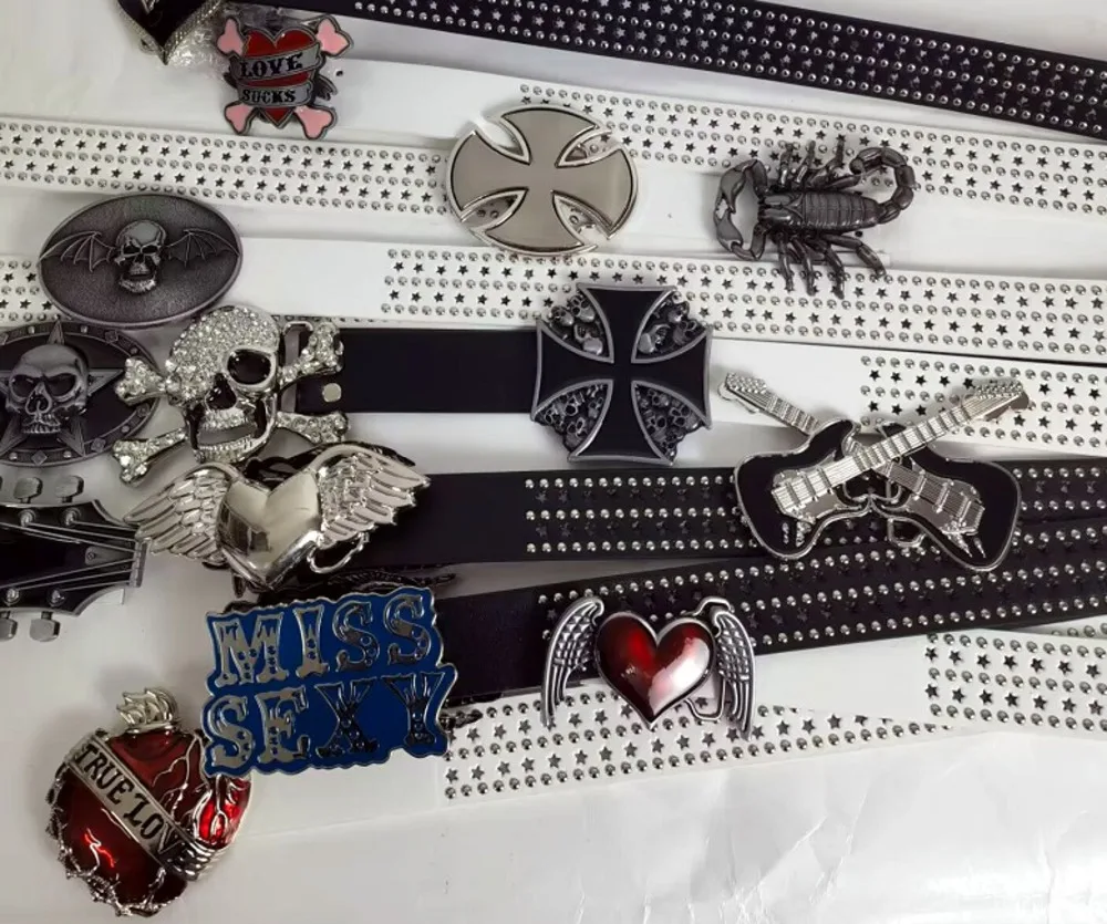 Cinturón Estilo Punk Gótico Con Diseño De Araña | Cuotas Sin Interés - Foto 5