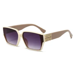 New Luxury Unisex Designer Glamour Sunglasses - Stylish Square Shades with UV400 Protection (C6)