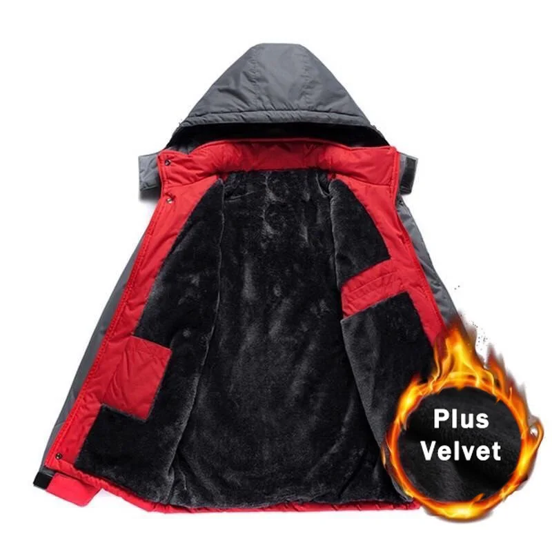 

New Winter Autumn Jacket Men Fleece Tactical Jackets Waterproof Windproof Parkas Mountain Wear Windbreaker Outdoor Sports Coats