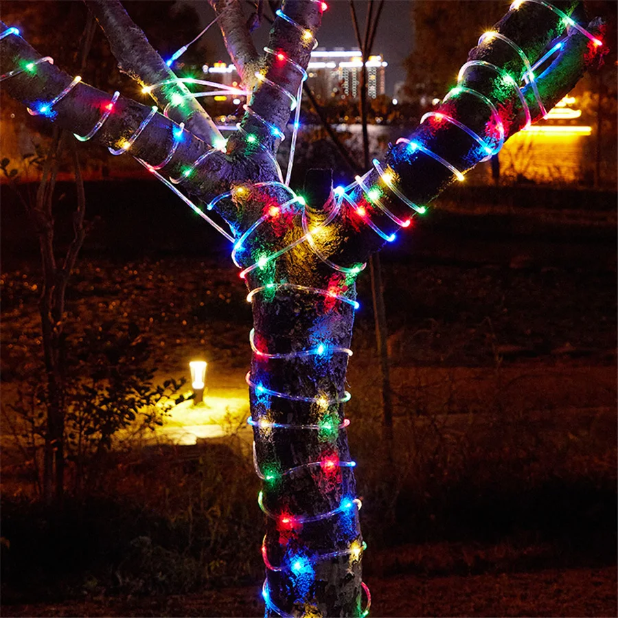 LED String Lights 10/20/30M LED Christmas Garland 8 Modes Outdoor Party Wedding Garden