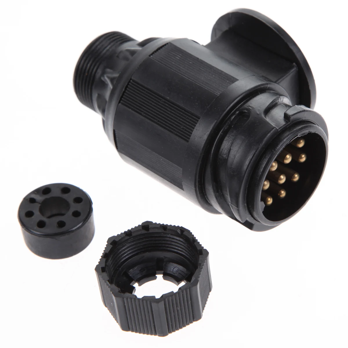 1/2PCS 13 Pin Euro Plastic Plug 12V Caravan Trailer Electirc Plug Maypole MP128 trailer plug adapter trailer socket trailer plug socket trailer plug