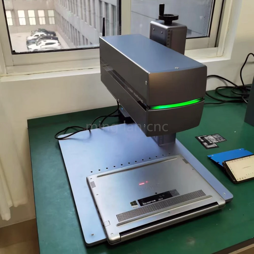 20W 30W Fiber Laser Marking Machine Mobile APP Operate for Metal 4