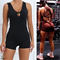 Pad Mental Gym Yoga Sets One Piece Jumpsuit Sport Women Workout Clothes Women Fitness Womens Outfits Active Suits XP277 - Image 2