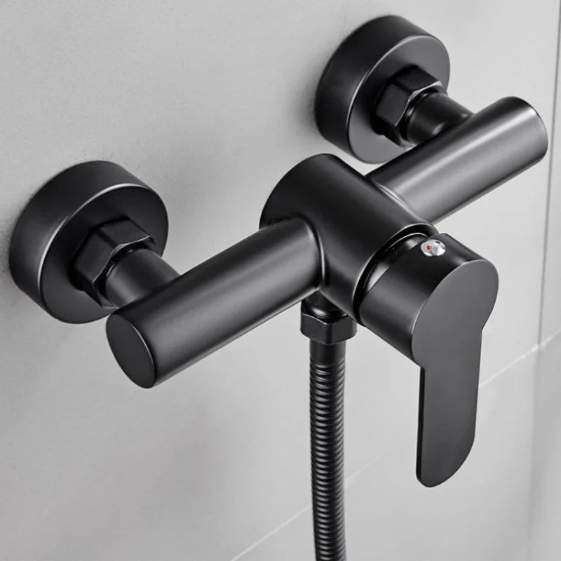 Stainless Steel Bathroom Shower Faucet Bathtub Faucet Wall Mounted Hot and Cold Water Mixer Valve Nozzle Tap For Bathroom 2