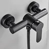 Stainless Steel Bathroom Shower Faucet Bathtub Faucet Wall Mounted Hot and Cold Water Mixer Valve Nozzle Tap For Bathroom 2