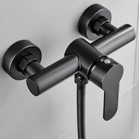 Stainless Steel Bathroom Shower Faucet Bathtub Faucet Wall Mounted Hot and Cold Water Mixer Valve Nozzle Tap For Bathroom 2
