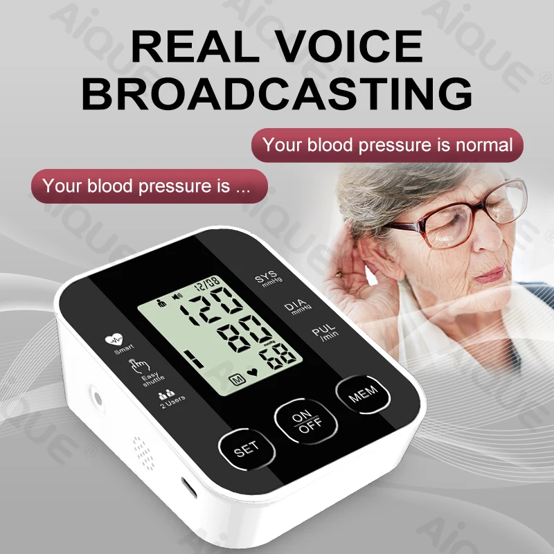 JUSTLANG Medical Arm Blood Pressure Monitor Digital Tensiometer Tonometer Baumanometer 22-32 CM Cuff Health Care for Adult 3
