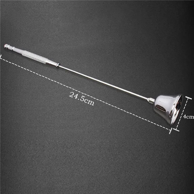 Spegnicandele In Acciaio Inox - Estintore Per Stoppini Con Design A Campana - Foto 2