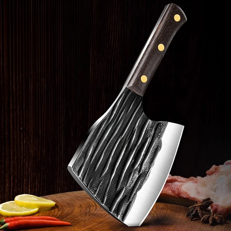 

LifeTime Stainless steel bone chopping knife, thickened and weighted, kitchen bone chopping knife, specialized for hard bones