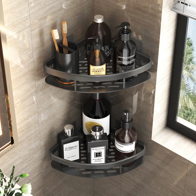 Adhesive Shower Caddy Bathroom Shelf Organizer Shower Shelves