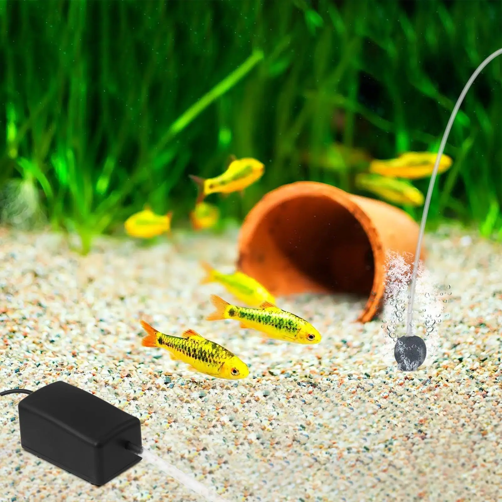 Solar Oxygen Pump Fish Tank Aerator Pond Water Pump Aquarium Air Pumps Accessories Pet Products Solar Panel Kit