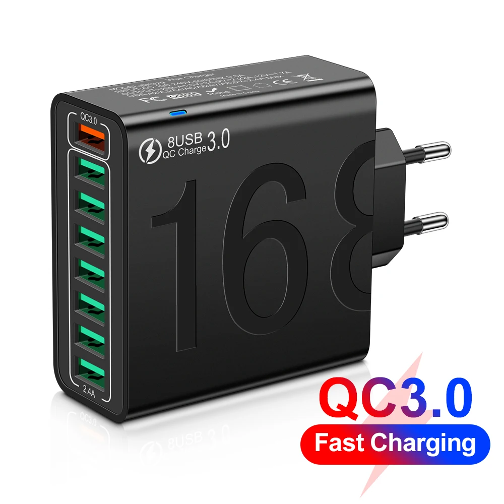 150w Multi-Ports USB-Ladegerät Schnell ladung EU/US-Stecker Telefon Ladegerät Adapter für iPhone Samsung Xiaomi Schnell ladegerät – Detail 22