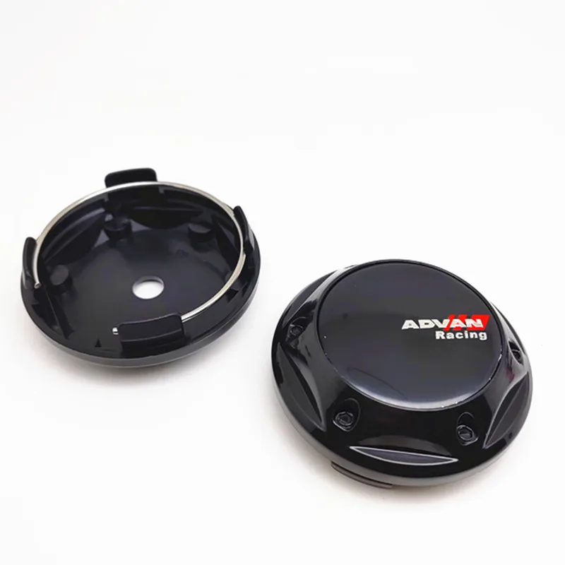 68mm 62mm Wheel Hubcaps Center Cap 4pcs For ADVAN RACING Car Rims Replace Dust-proof Cover Auto Styling Accessories