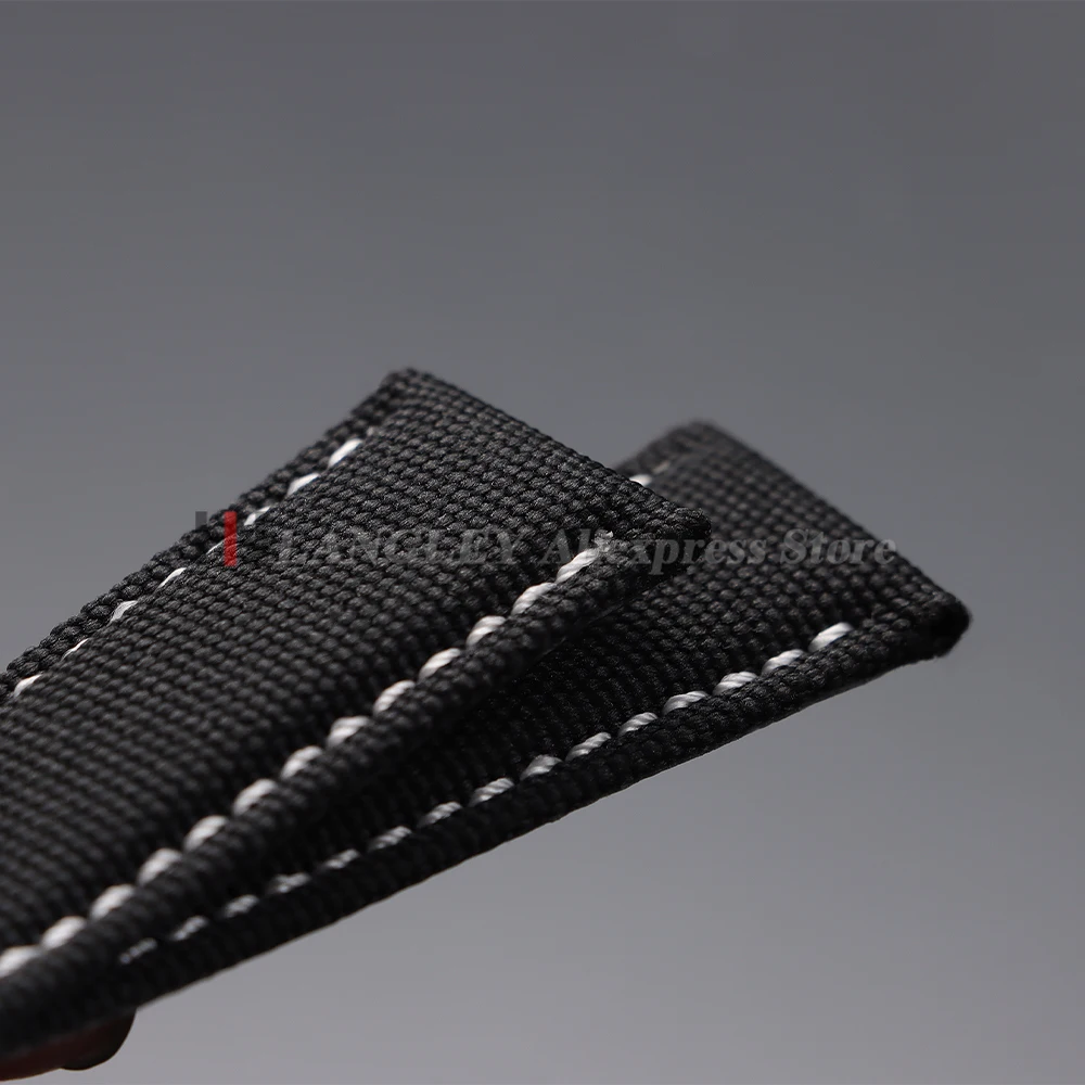 Für Omega Seamaster 300 Uhrenarmband für Speedmaster AT150 Canvas Nylon Armband 20 mm 22 mm Faltschließe Herren Sportarmbänder – Detail 7