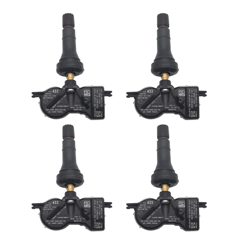 

Для 2018-2024 Jeep Compass TPMS 433 МГц датчик давления в шинах TPMS Jeep датчик давления воздуха в шинах 68313387AB 68313387AA