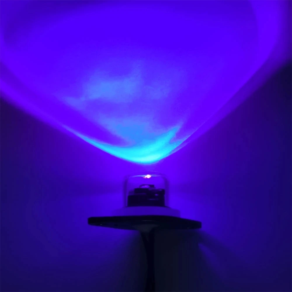 Deep UV With Glass Lens UVC 265nm 270nm 275nm 280nm LED Ultraviolet Lamps For Water Air Purification Disinfection Sterilization
