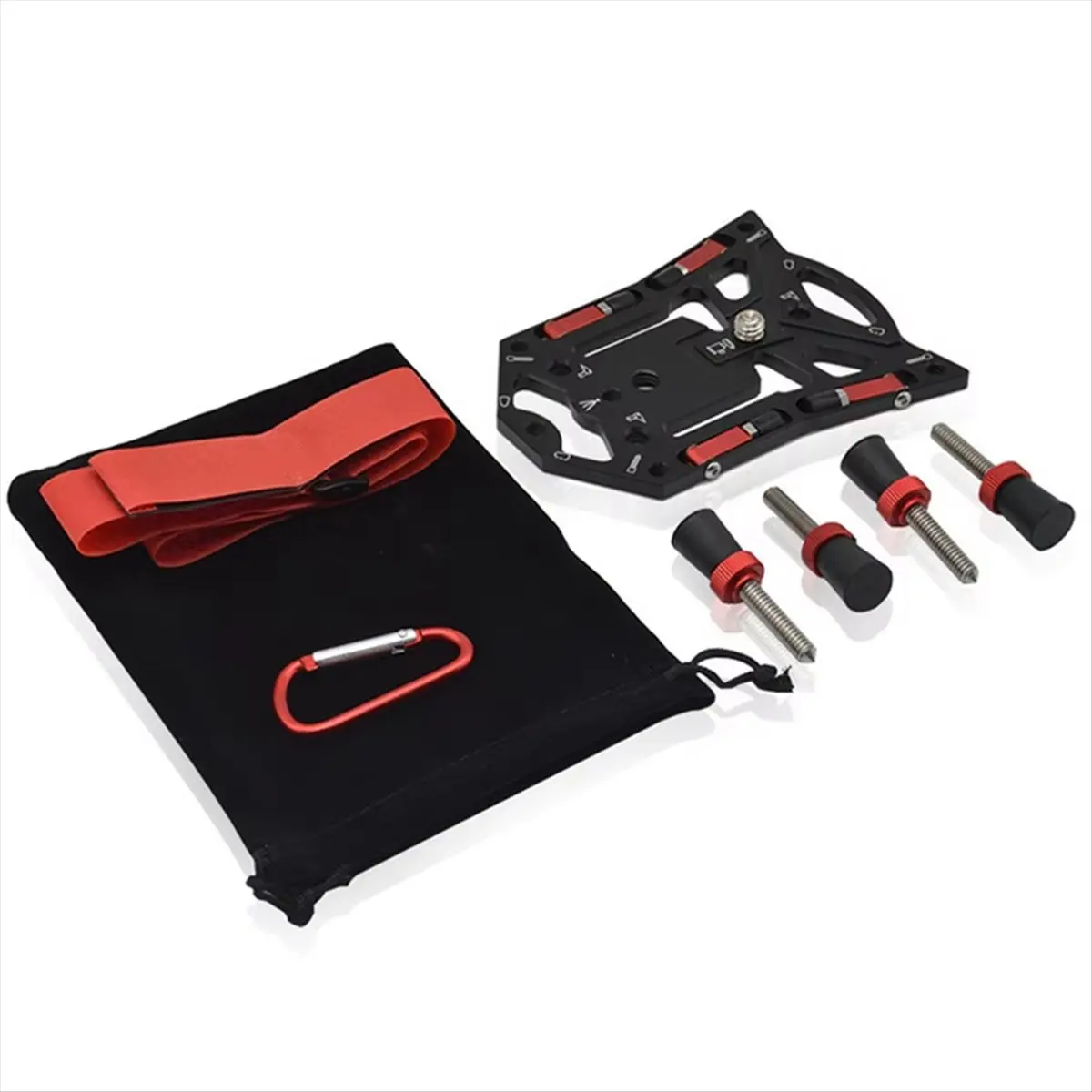 M05K 다기능 카메라 브래킷 Gopro 카메라 폰 DSLR 카메라 사진용 퀵 릴리스 안정적인 플랫 삼각대 베이스