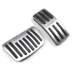 Premium Accelerator and Brake Pedal Covers - Interior Foot Rest Pad and Car Styling Accessories (No logo)