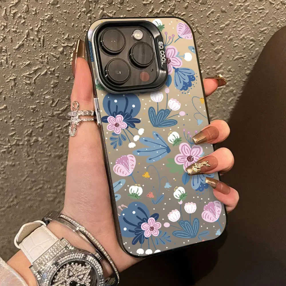 Luxury Flower IMD Phone Case Cover