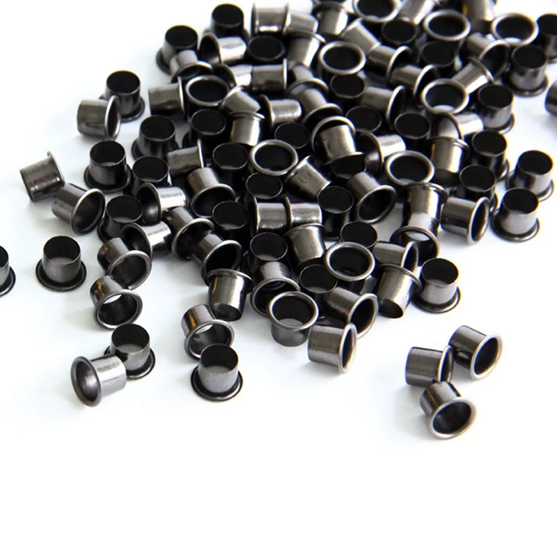 Eyelet Hole Punch Tool Kit With 50 Eyelets Gunmetal Finish For DIY Kydex Sheath Kydex Eyelet