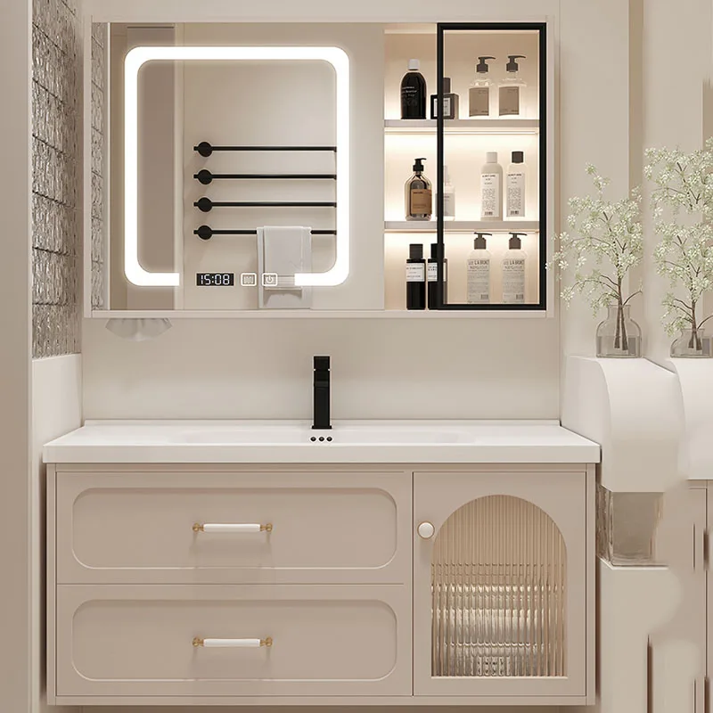 

Room Organizer Mirror Cabinets Jewelry Storage Wood Vanity Wall Mirror Cabinets Bathroom Armadi Da Soggiorno Home Furnitures