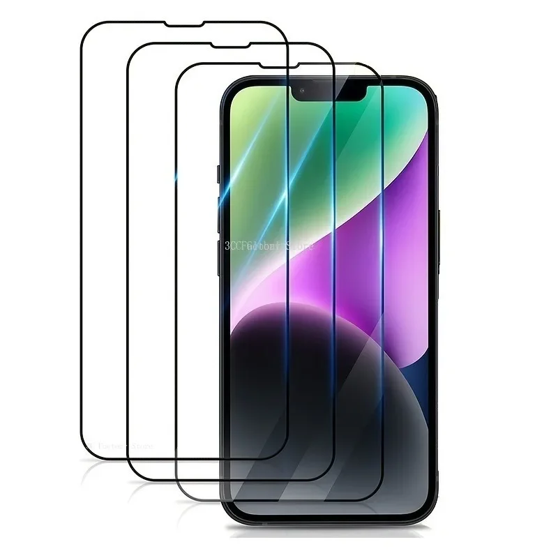 

3Pcs HD Screen Protector For IPhone 14 Pro Max 11 15 Pro 12 13 Mini Tempered Glass For IPhone 12 13 Pro 7 8Plus XR XS Max Glass