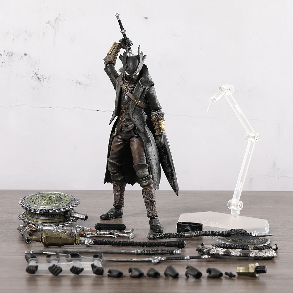 Figura de acción de PVC Bloodborne Hunter Figma, modelo de muñeca de