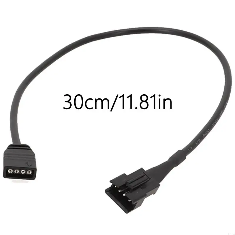 2PIECES DeepCool/Lian PC 케이스 팬 및 LED 조명 E65A 용 ArgB 커넥터 케이블