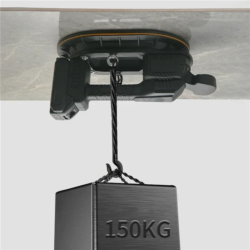 Electric Vacuum Suction Cup 150KG 4 Gears Adjust Granite Glass Tile Suckers Air Pump Lifting Tool Applicable to Makita Box Pack vacuum suction cup vacuum sucker