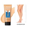 Leg Concealer Even Skin Waterproof Sweatproof All Day Long Lasting Leg Highlights Cream Cover Freckles Blemishes Natural Makeup 5