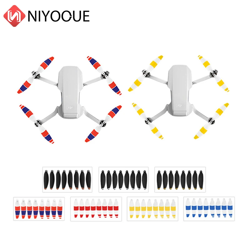 Foldable Low Noise Propellers 4726F Lightweight Propellers Colored Accessories for DJI Mavic Mini SE/2/1 8Pcs