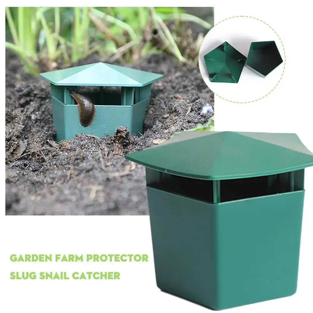 Garden Farm Protector Slug House Reject Animal Pest Repeller Snail Trap Catcher Gintrap Tools Snail Cage Eco-friendly snail trap