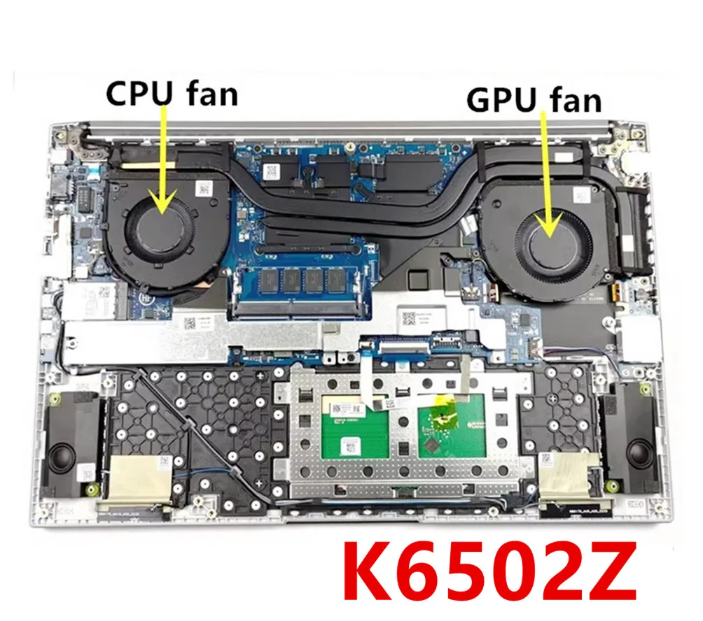 New laptop CPU cooling fan heatsink radiator for ASUS K6502Z K6502ZC K6602Z K6602ZC DC12V 4pin