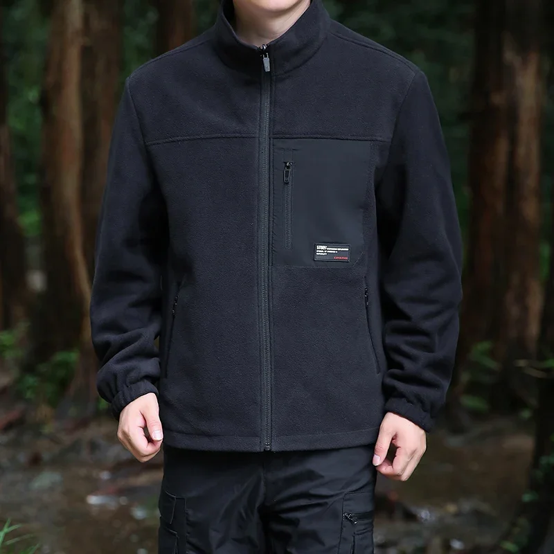 Sweatshirt With Zipper Men's Cold Jackets Male Knitted Coat Down Light Man Windbreaker Style Clothing Mens Harajuku Custom Logo