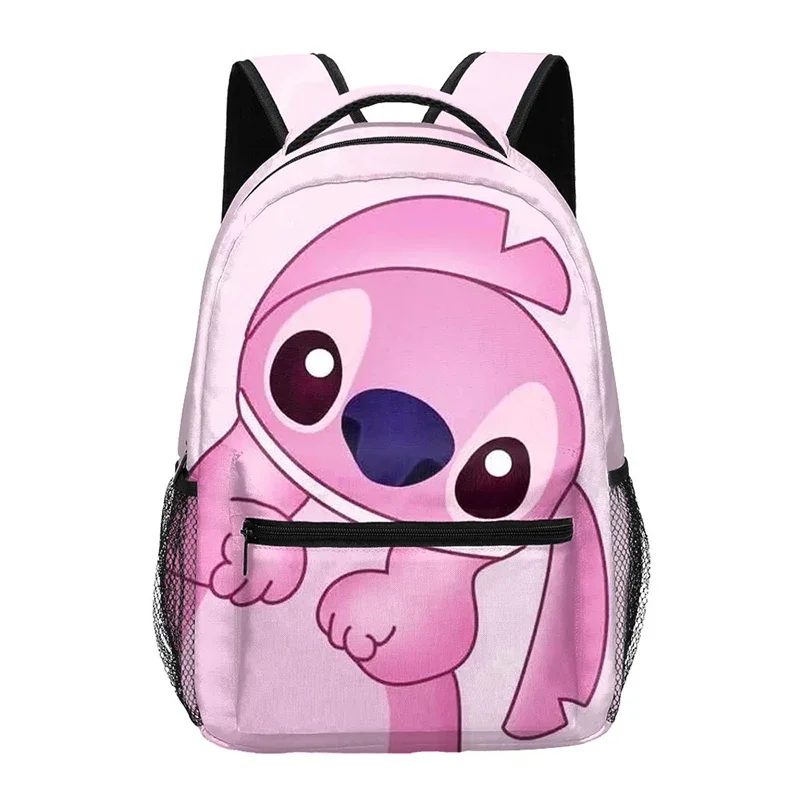 thumbnail image 1 of Mochila periférica con estampado digital de dibujos animados Stitch, mochila escolar para niños y niñas, mochila reductora de carga con animación de dibujos animados, 1 of 5