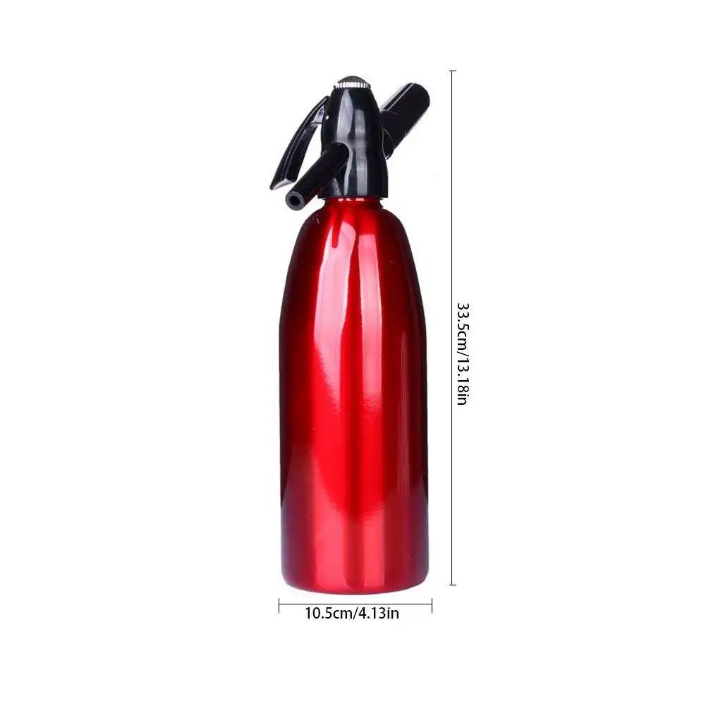 1L Aluminum Soda Siphon Soda Water Machine Bubble Water Bottle Machine Household Commercial Carbonated Production sparkling water maker