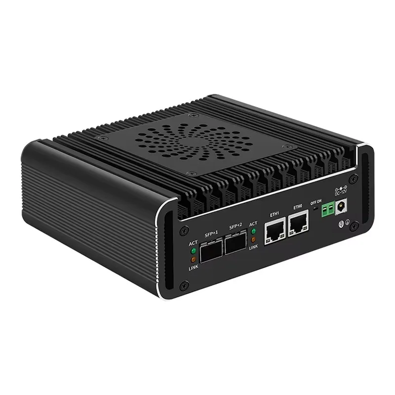 Topton Intel 3 N355 N305 N150 N100 Soft Router 12th Gen Firewall Mini PC 2x10G SFP+ 2xi226-V 2.5G 2xNVMe DDR5 NAS Server Proxmox 6